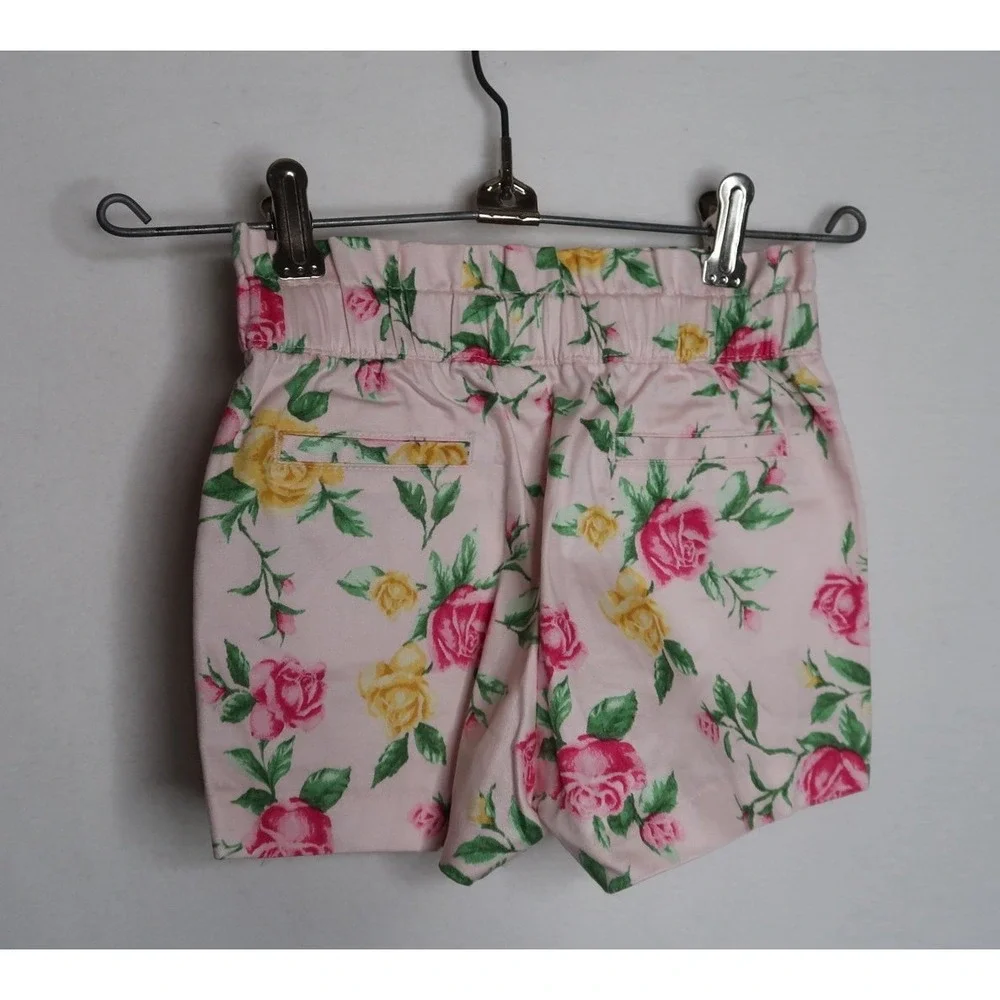 Janie and Jack Garden Rose Floral Paperbag Shorts Girls 2T Spring Summer‎ NWT